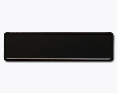 11. Nameplate black matt 340 x 90 mm